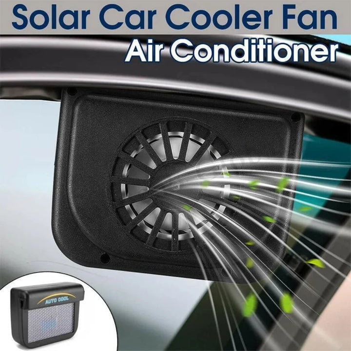 Solární napájený ventilátor okna vozidla