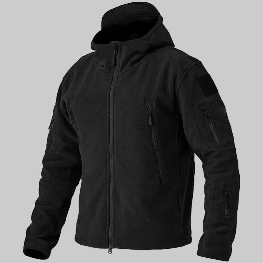 Pánská větroneodolná venkovní fleece bunda – odolná bezstarostná vrstva