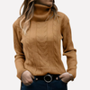 Dámský turtleneck pulover – Uvolněný každodenní styl