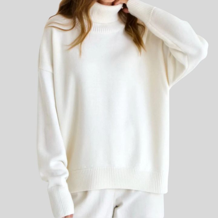 Moderní rollneck svetr pro ženy – Vylepšená zateplená vrstva