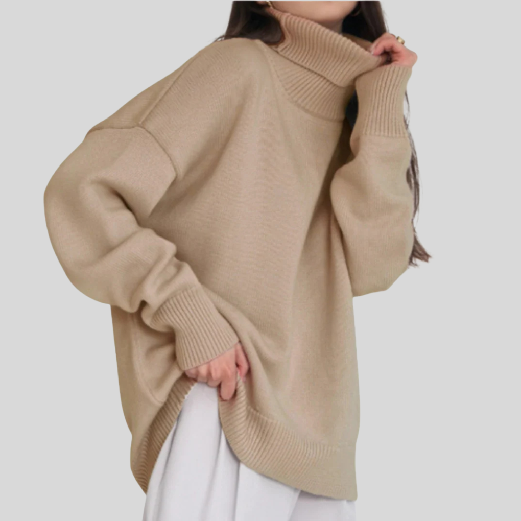 Moderní rollneck svetr pro ženy – Vylepšená zateplená vrstva