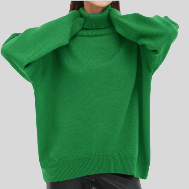 Moderní rollneck svetr pro ženy – Vylepšená zateplená vrstva