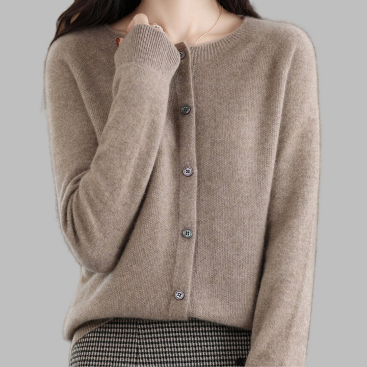 Dámský cardigan s O-krkem