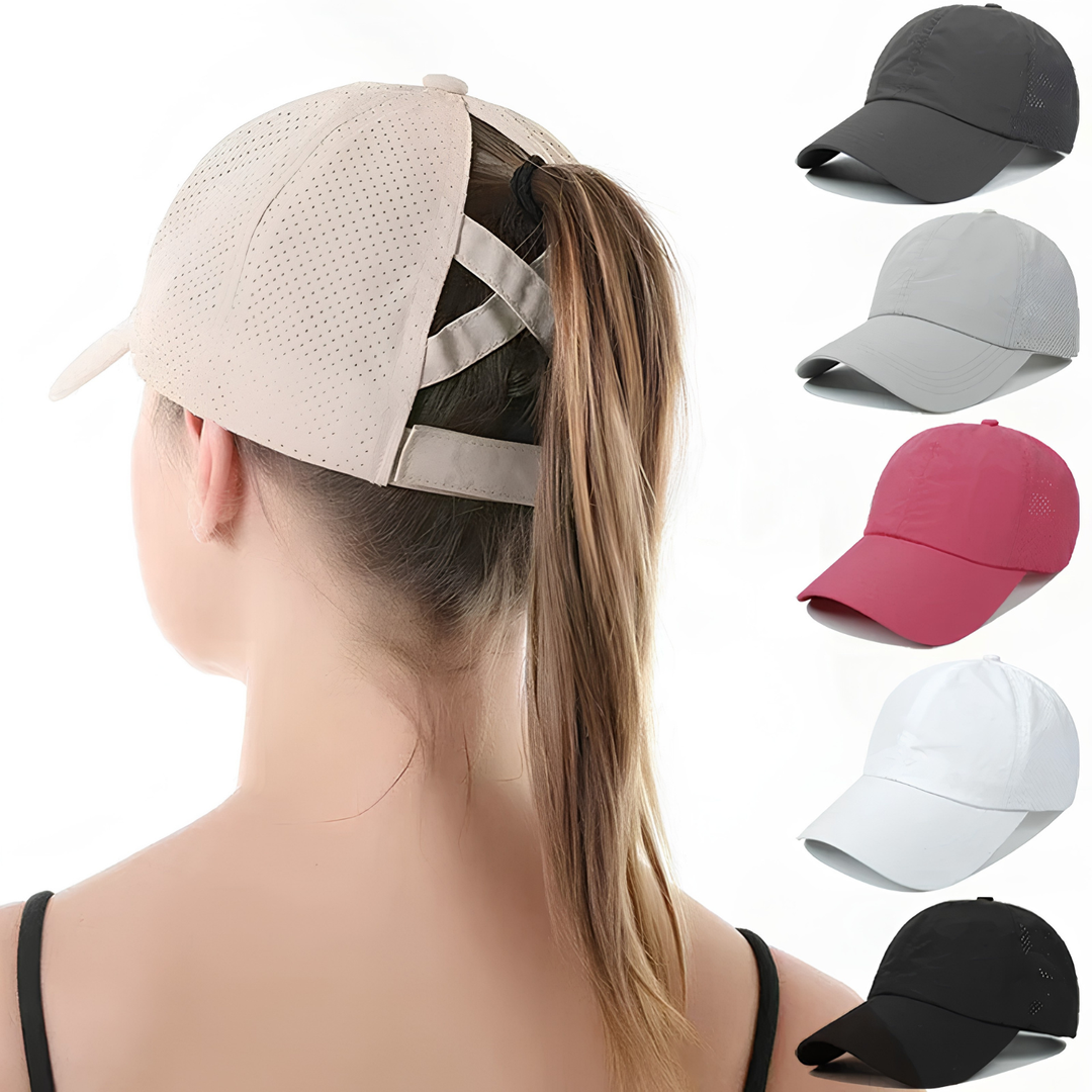 Prodyšná unisex mesh sportovní baseballová čepice s nastavitelným uchycením
