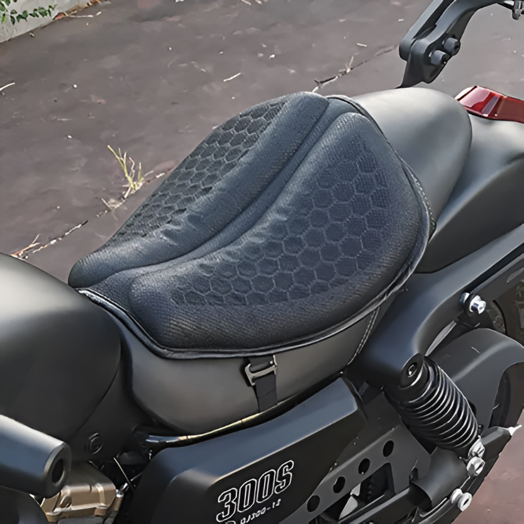 Gelový sedák na motocykl pro dlouhé jízdy