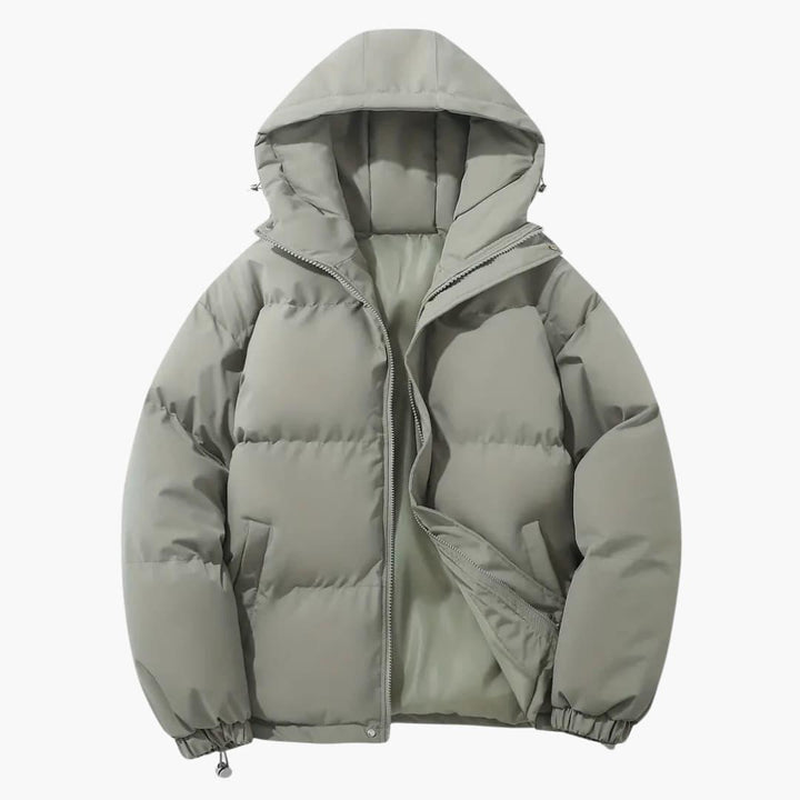 Dámská kapucňová bunda – styl se zipem vpředu