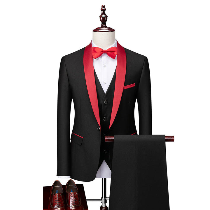 Mužský 3-dílný slim fit oblek