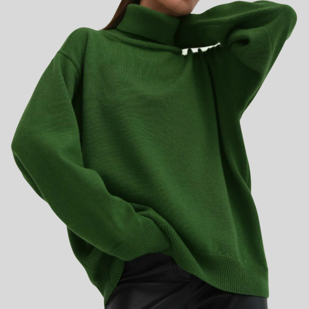Moderní rollneck svetr pro ženy – Vylepšená zateplená vrstva