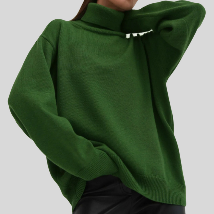 Moderní rollneck svetr pro ženy – Vylepšená zateplená vrstva