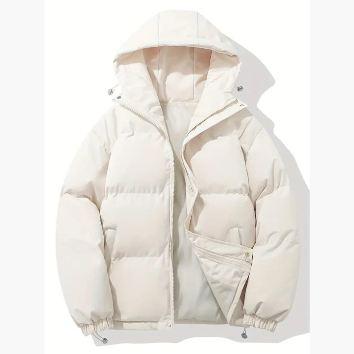 Dámská kapucňová bunda – styl se zipem vpředu