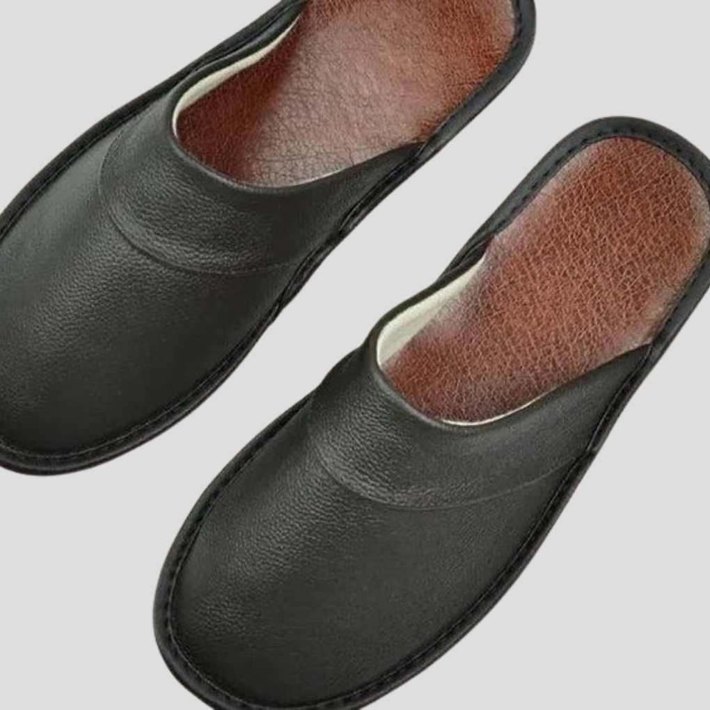 Pánské kožené pantofle