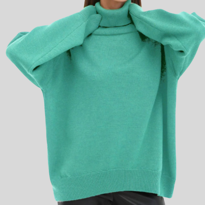 Moderní rollneck svetr pro ženy – Vylepšená zateplená vrstva