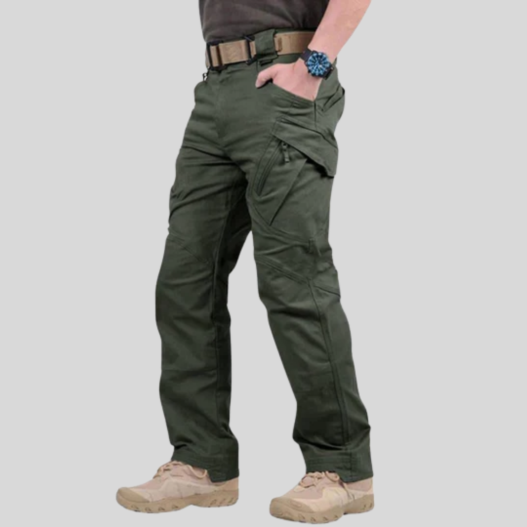 Pánské stretch kargo nohavice běžný styl