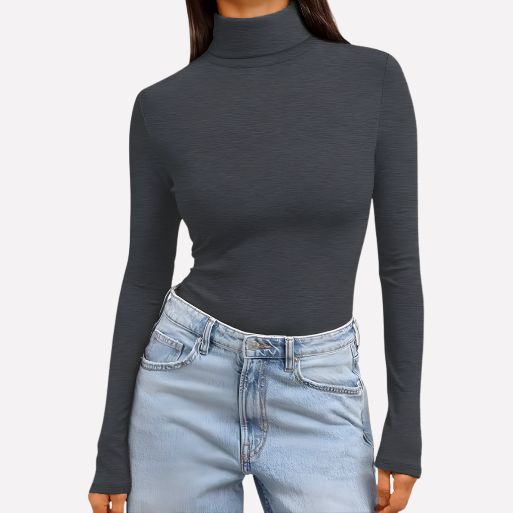 Dámský turtleneck s dlouhým rukávem