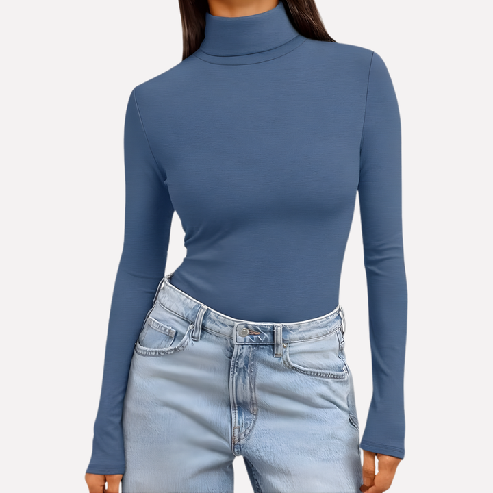 Dámský turtleneck s dlouhým rukávem