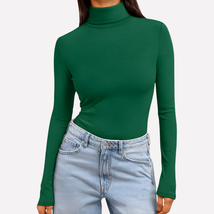 Dámský turtleneck s dlouhým rukávem