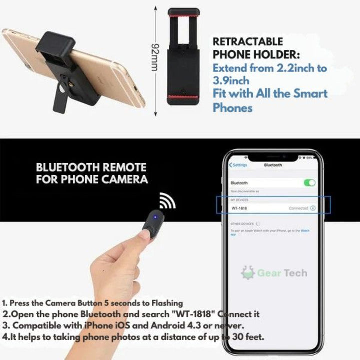 Bluetooth Samostatný Stativ
