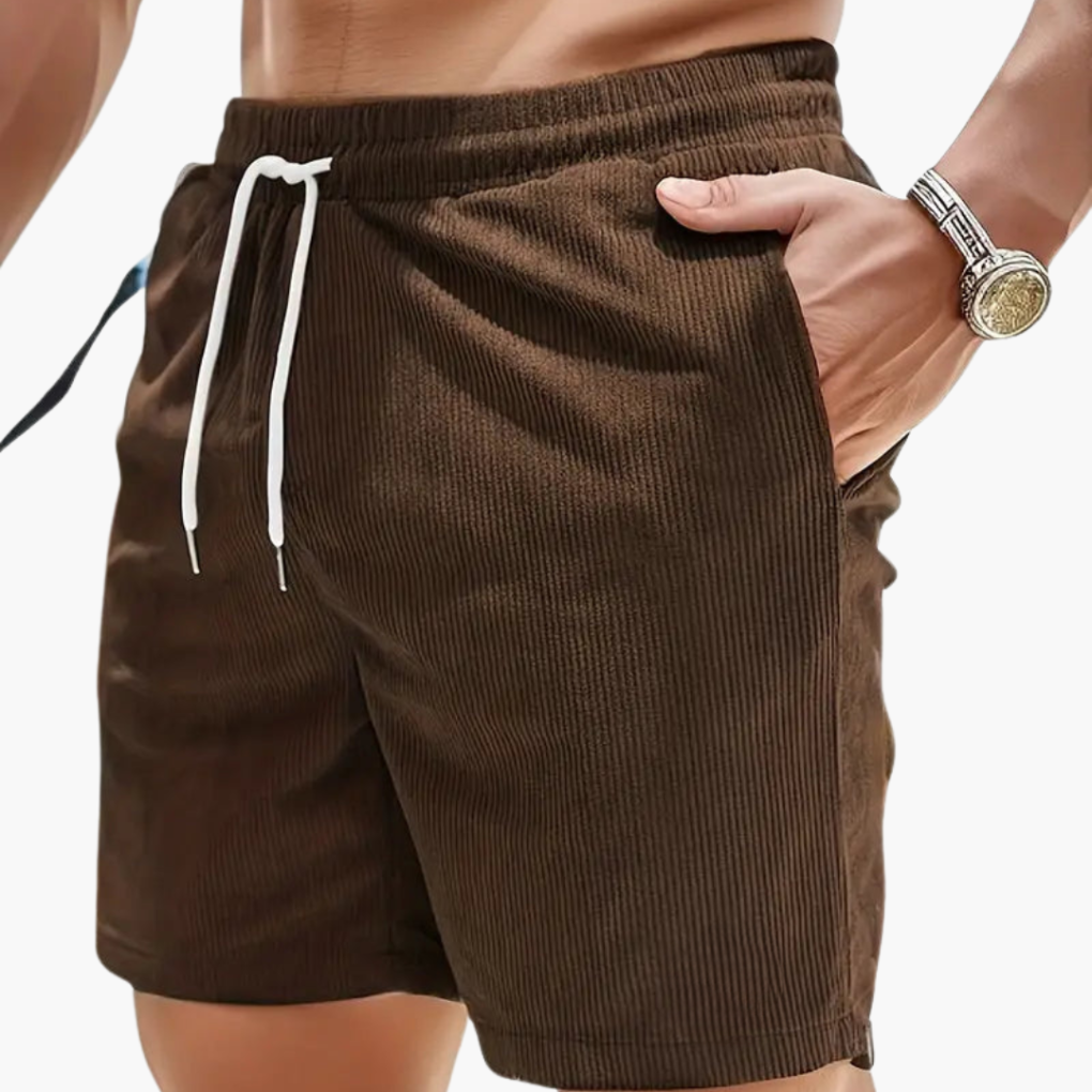 Mužské kordové kraťasy – Casual letní styl