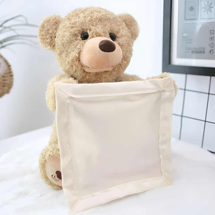 Peek-A-Boo-Medvidek - Interaktivní Měkká Hračka