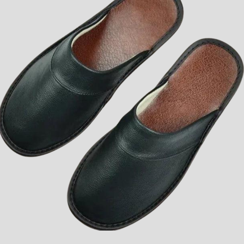 Pánské kožené pantofle