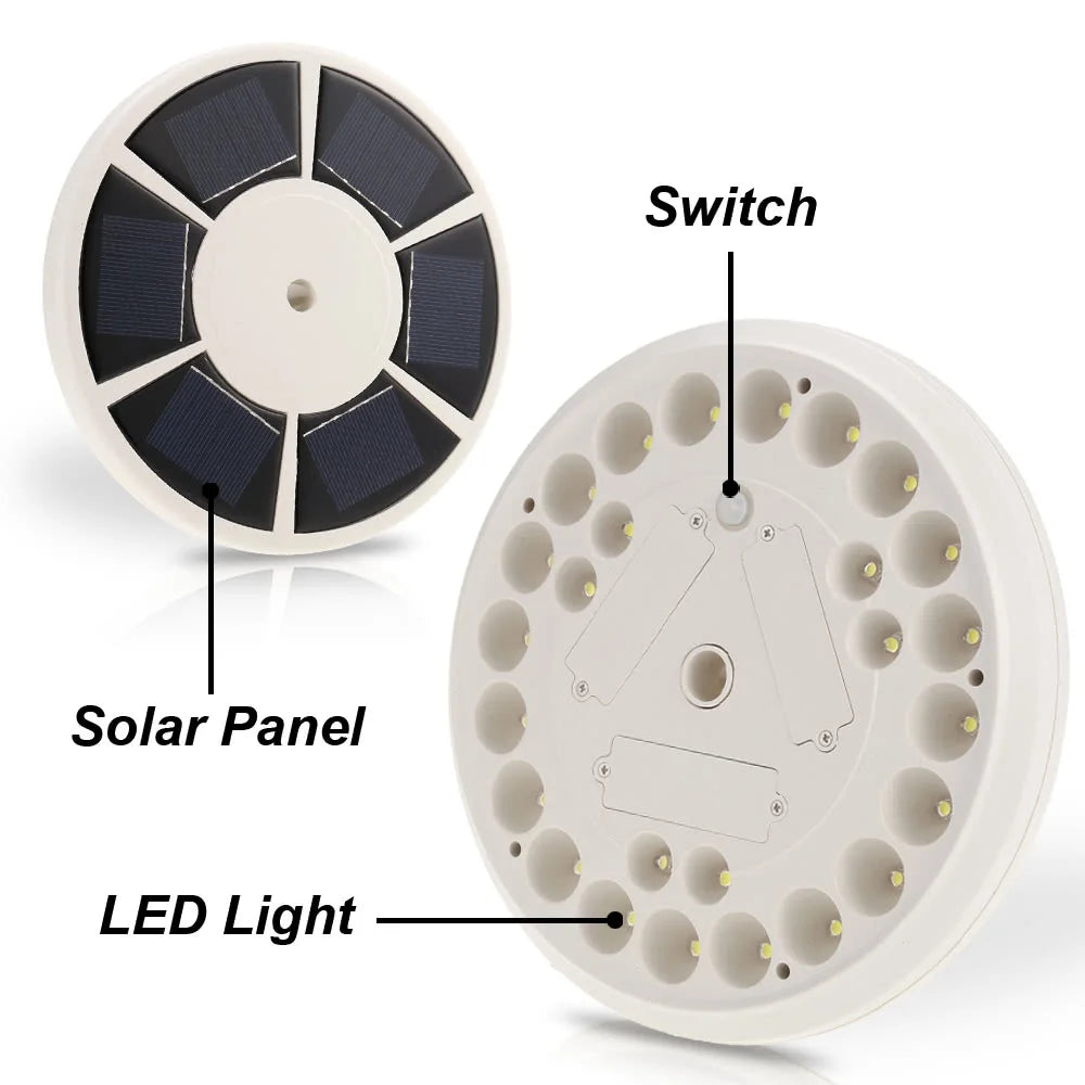 26 LED Solární Napájení Vlajkový Sloup Světlo