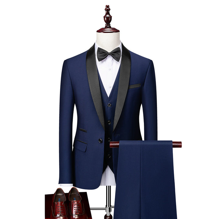 Mužský 3-dílný slim fit oblek