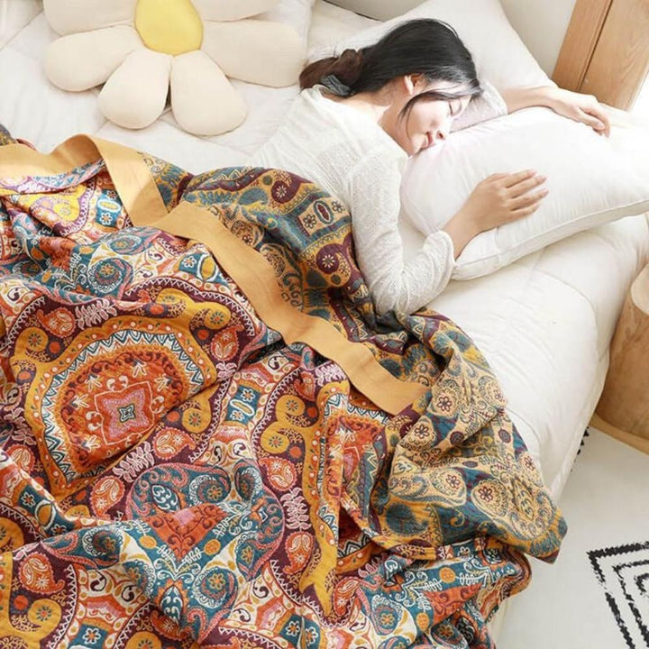 Vychod Slunce Boho Oboustranná Deka