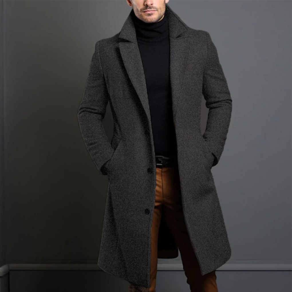 Pánský vlnený kabát – nadčasový styl pro chladné dny