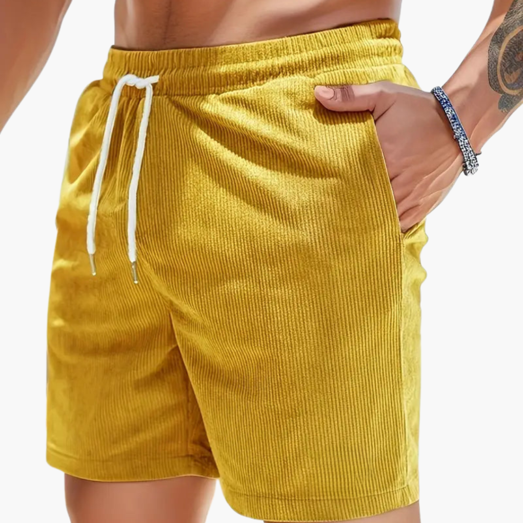 Mužské kordové kraťasy – Casual letní styl
