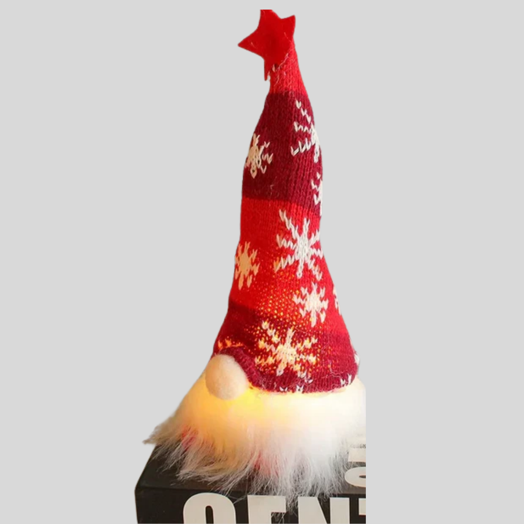 LED Bezlicí Panenka Gnom Ozdoby