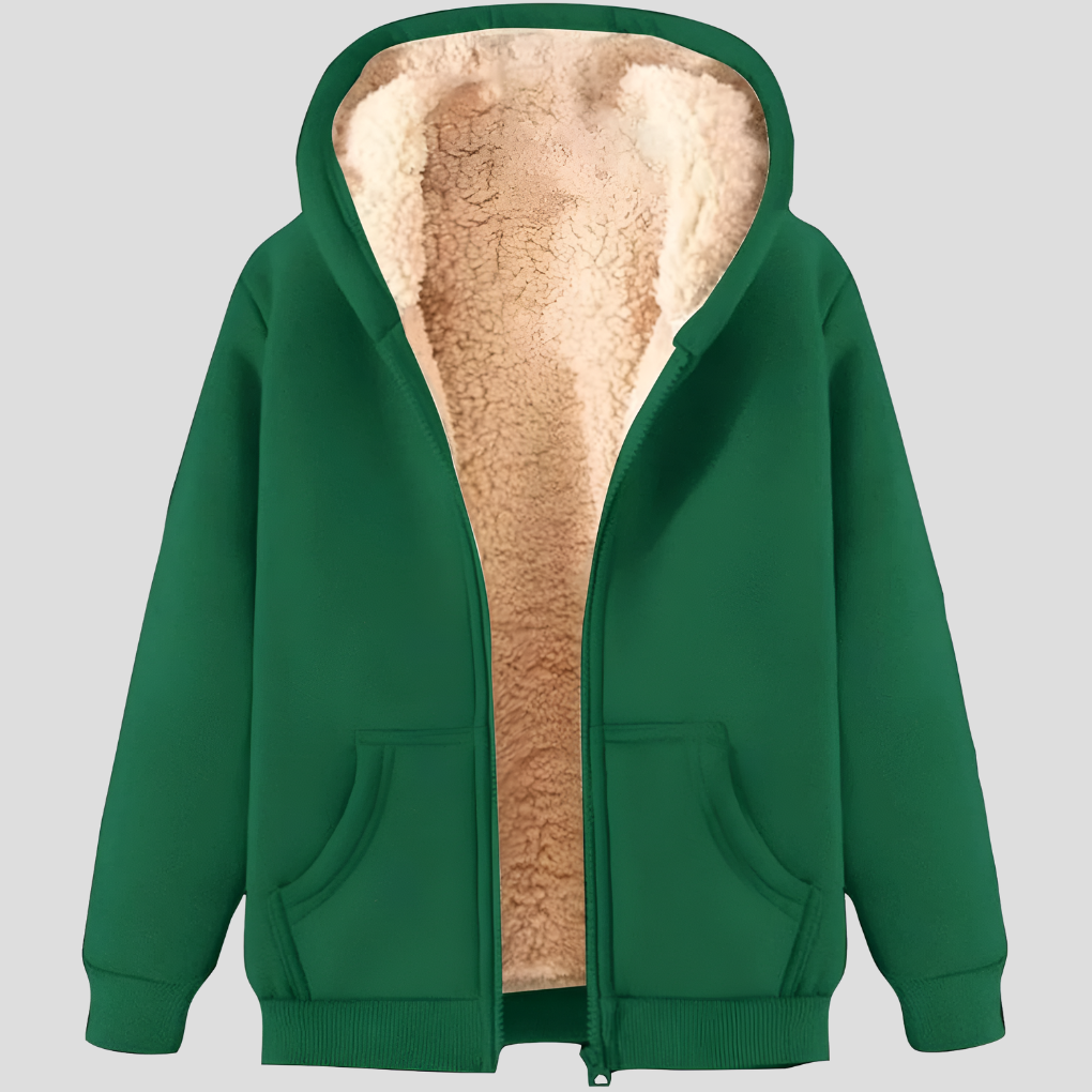 Teplo Pánská Fleece-Podložená Zimní Mikina Bunda