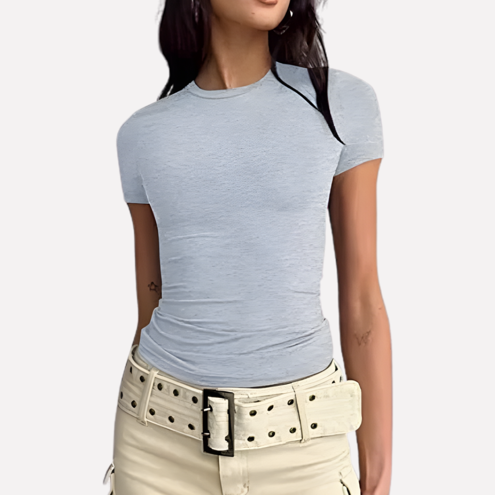 Dámský dlouhý rukáv crop top