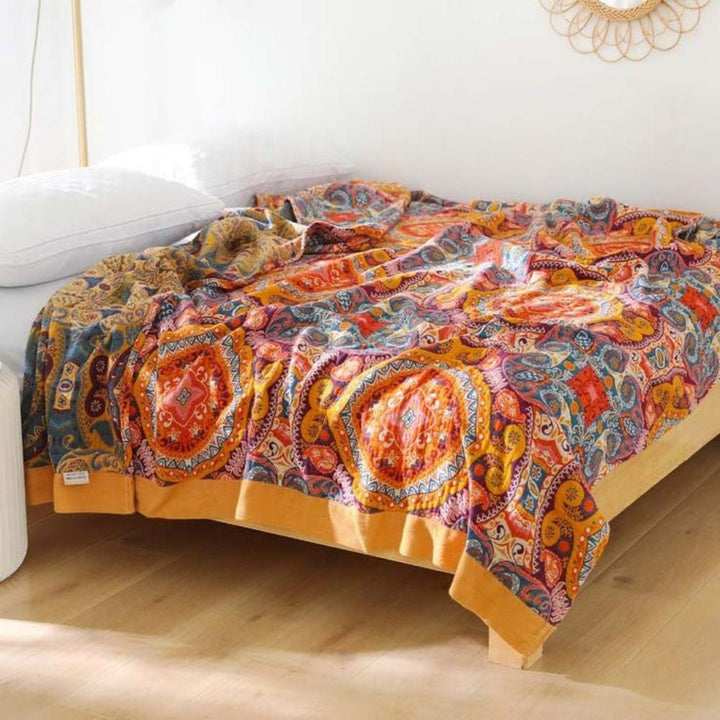 Vychod Slunce Boho Oboustranná Deka