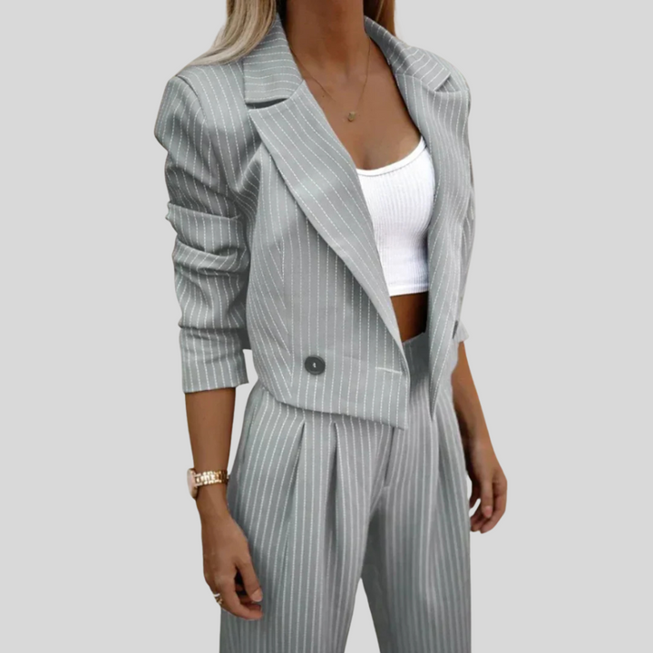 Dámská Sako Souprava – Sienna Dvoudílný Design na Cely Den