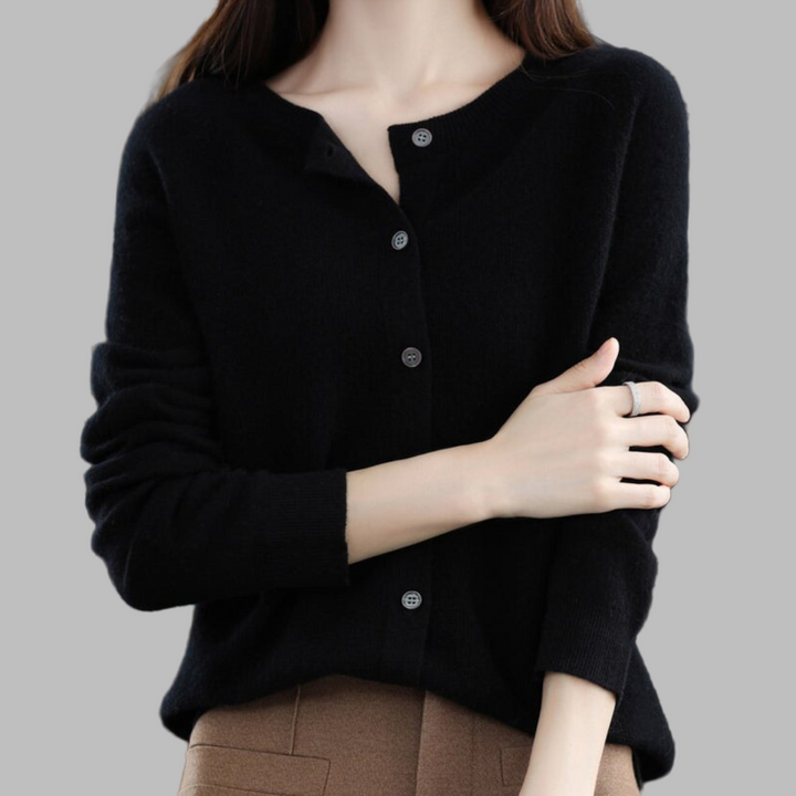 Dámský cardigan s O-krkem