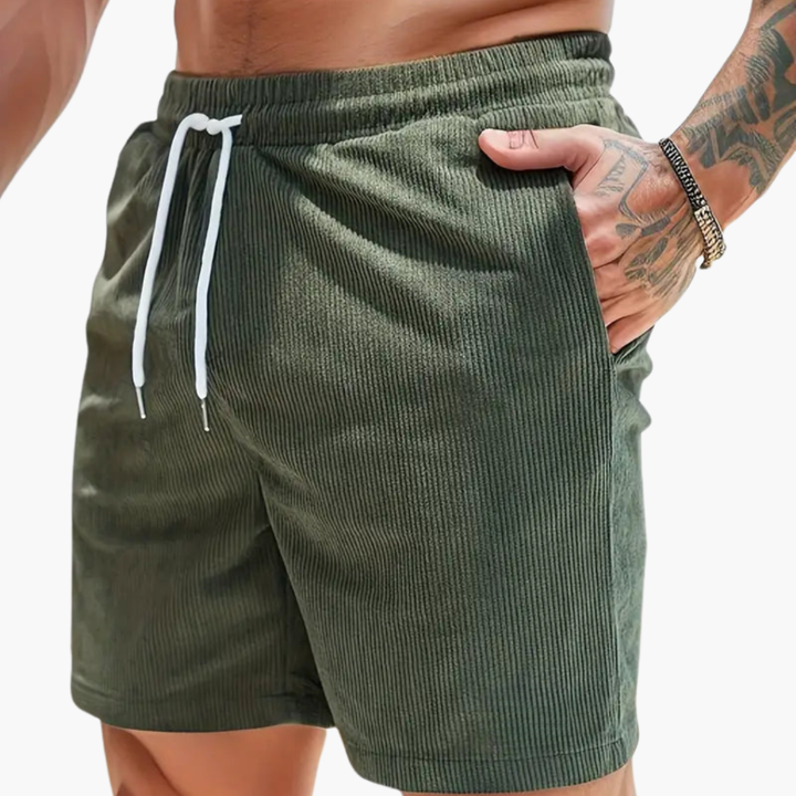 Mužské kordové kraťasy – Casual letní styl