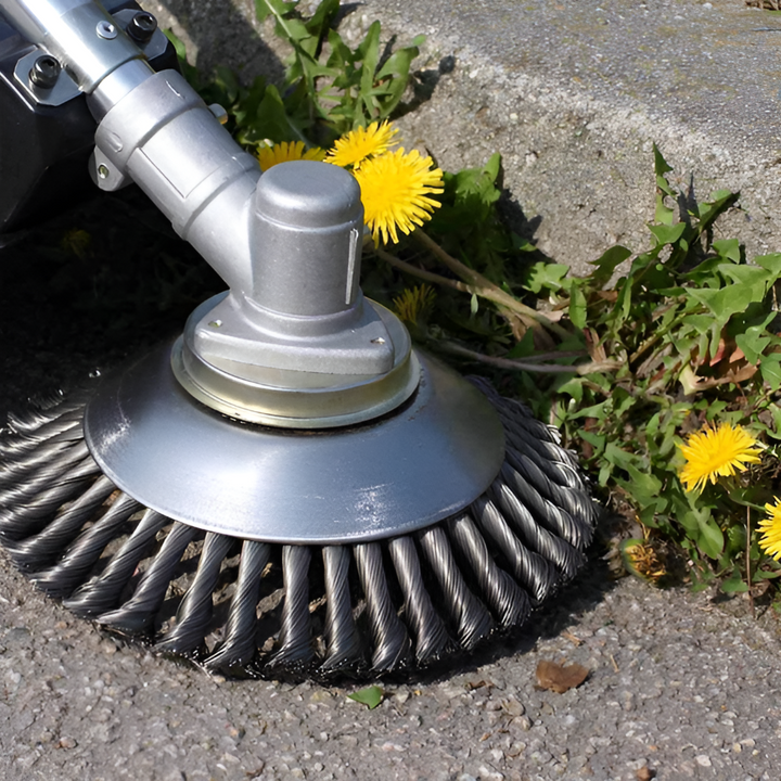 Kartáč na plevel z uhlíkové oceli a trimmer ( pouze kartáč )
