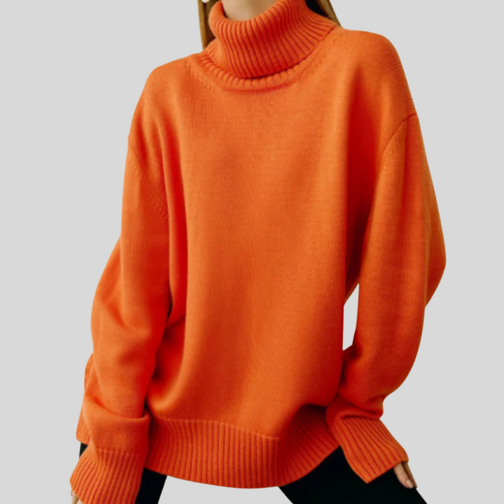 Moderní rollneck svetr pro ženy – Vylepšená zateplená vrstva