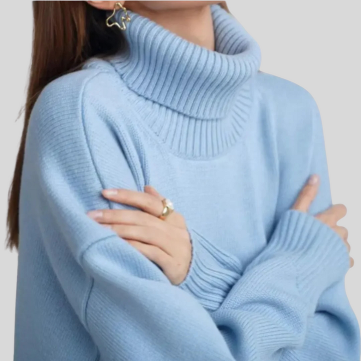 Moderní rollneck svetr pro ženy – Vylepšená zateplená vrstva