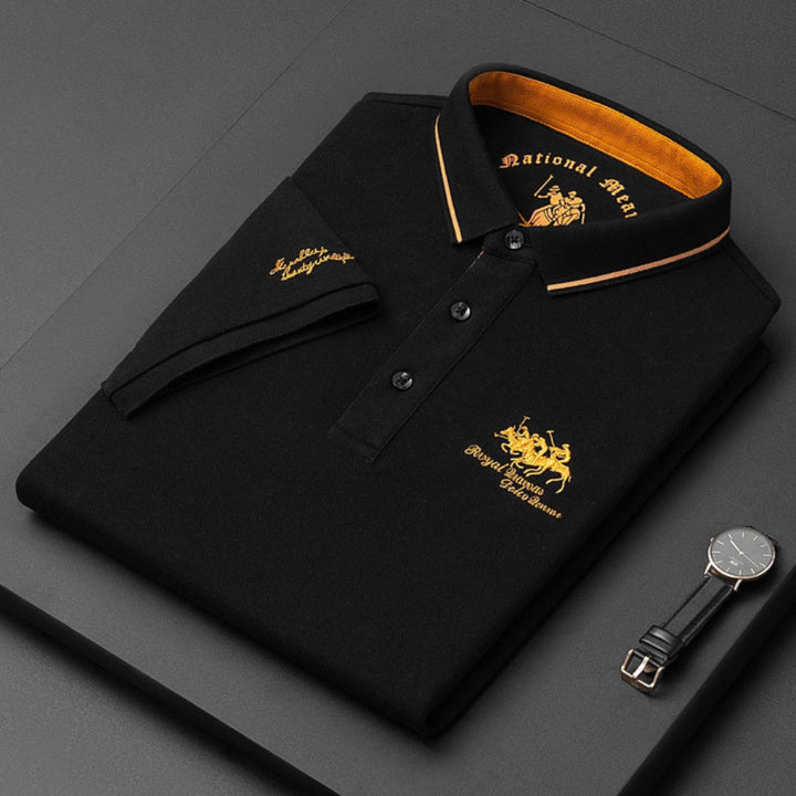 Pánské casual button down polo tričko