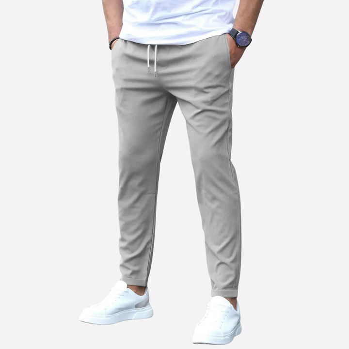 Minimalistické stahovací joggingové kalhoty