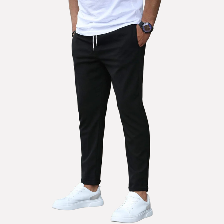 Minimalistické stahovací joggingové kalhoty