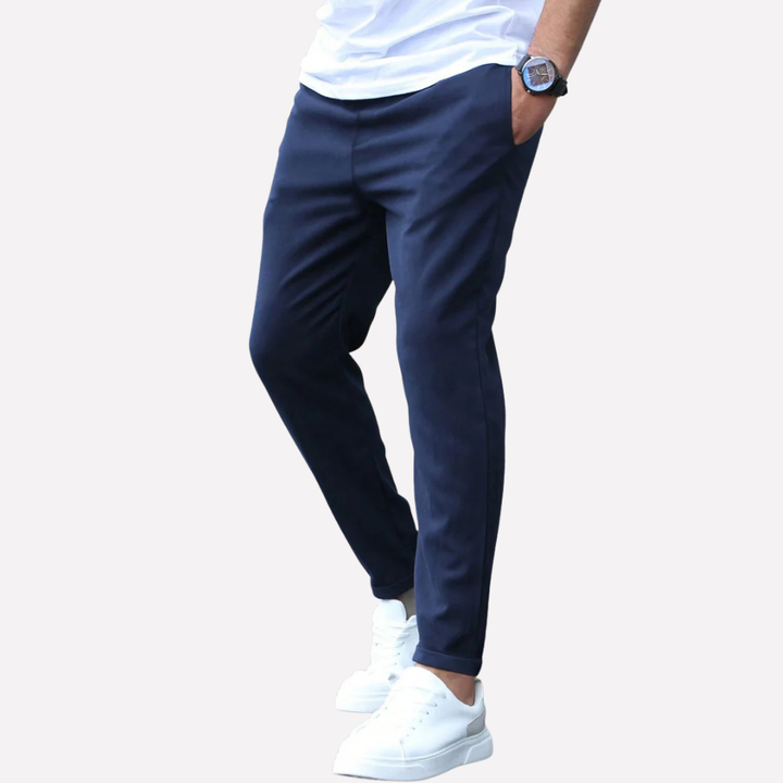 Minimalistické stahovací joggingové kalhoty