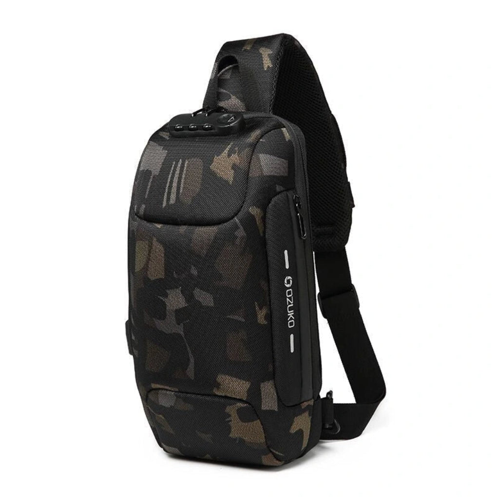 Anti-Kradoucí Crossbody Nabíjecí Taška