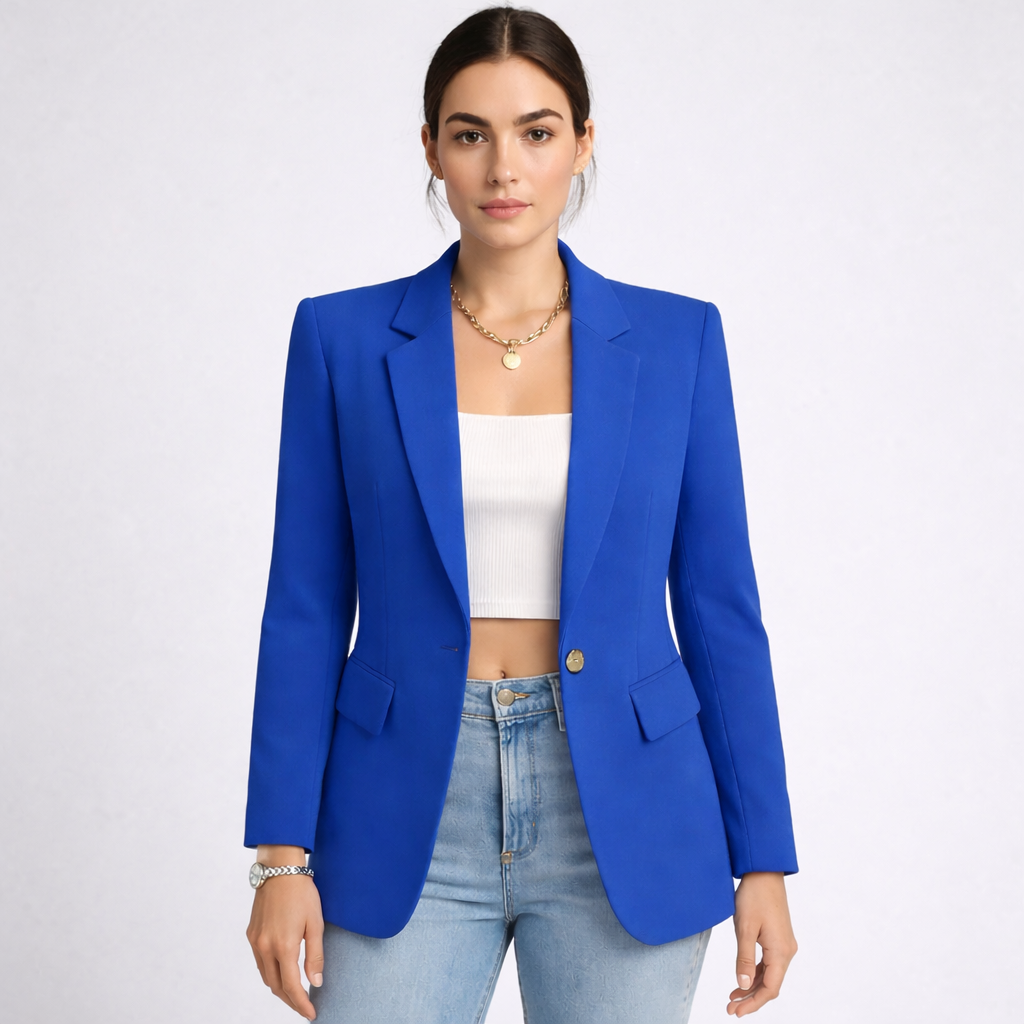 Elegantní Fitted Blazer pro Ženy