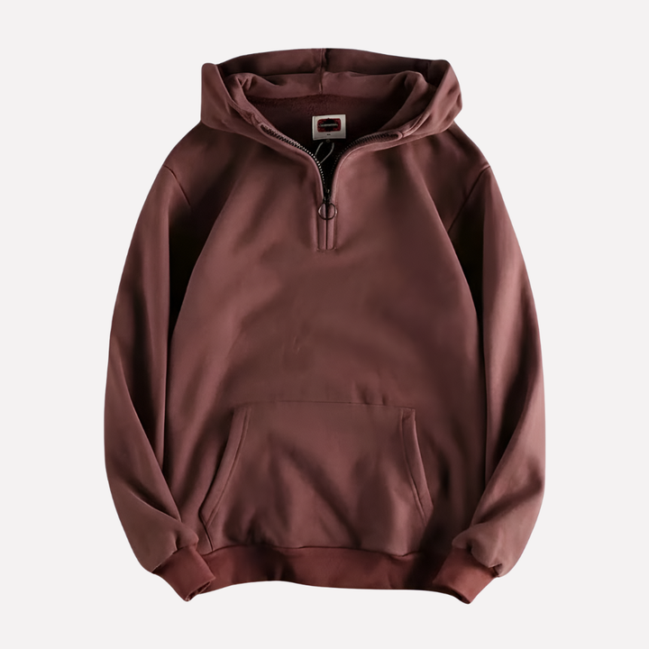 Pánský poloviční zip svetr