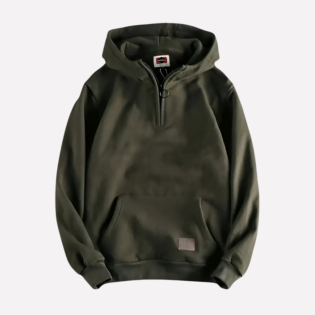Pánský poloviční zip svetr