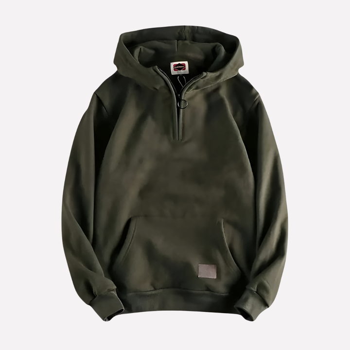 Pánský poloviční zip svetr