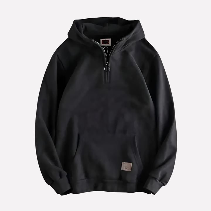Pánský poloviční zip svetr