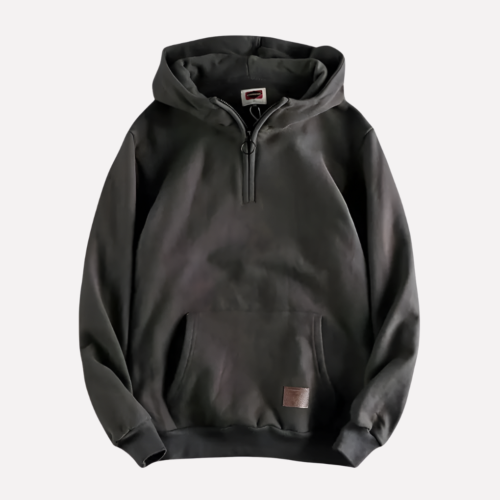 Pánský poloviční zip svetr